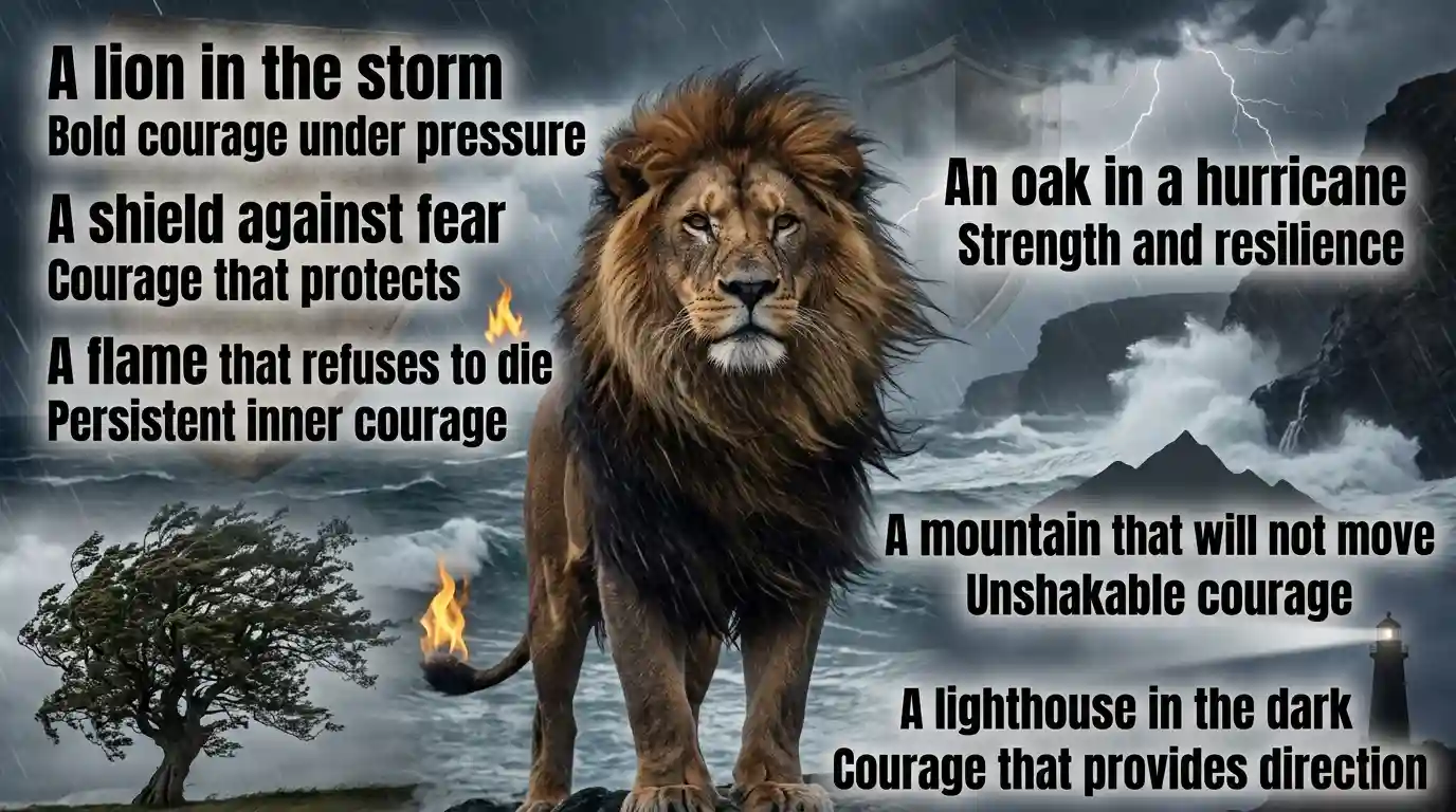 metaphor for bravery