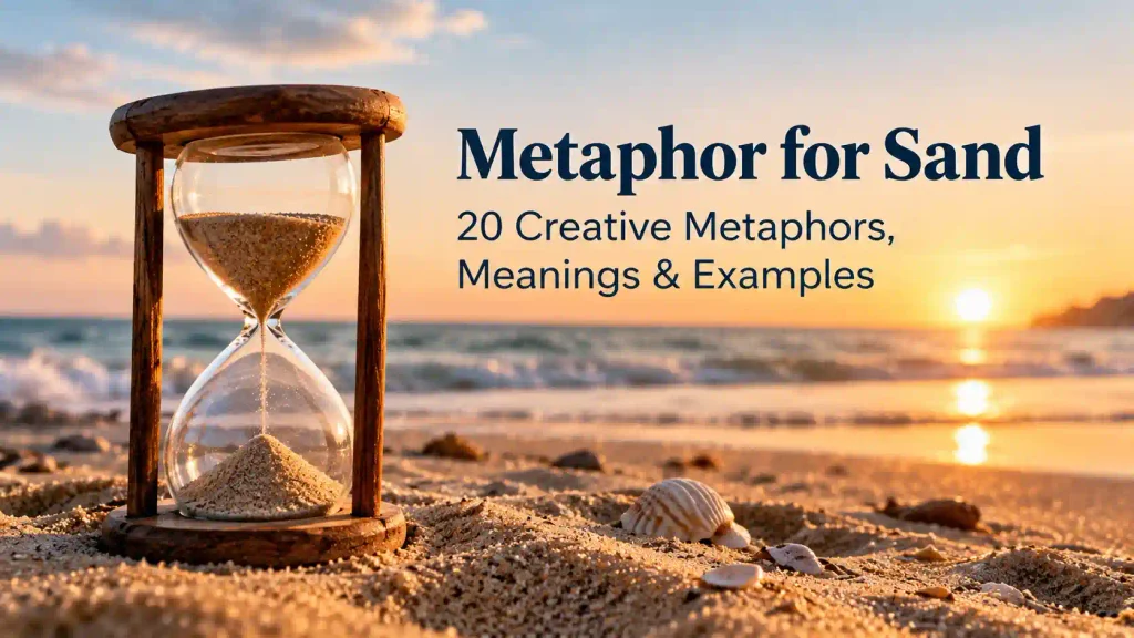 what is a metaphor for sand