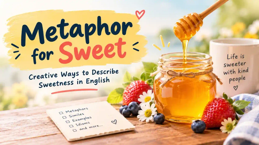 metaphor for sweet